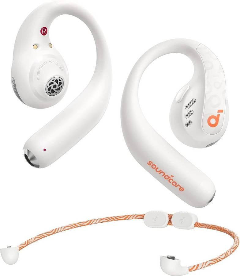 [SMA-81D4D6EE0CFF7430] Soundcore AeroFit Pro Bluetooth & Wired (White)
