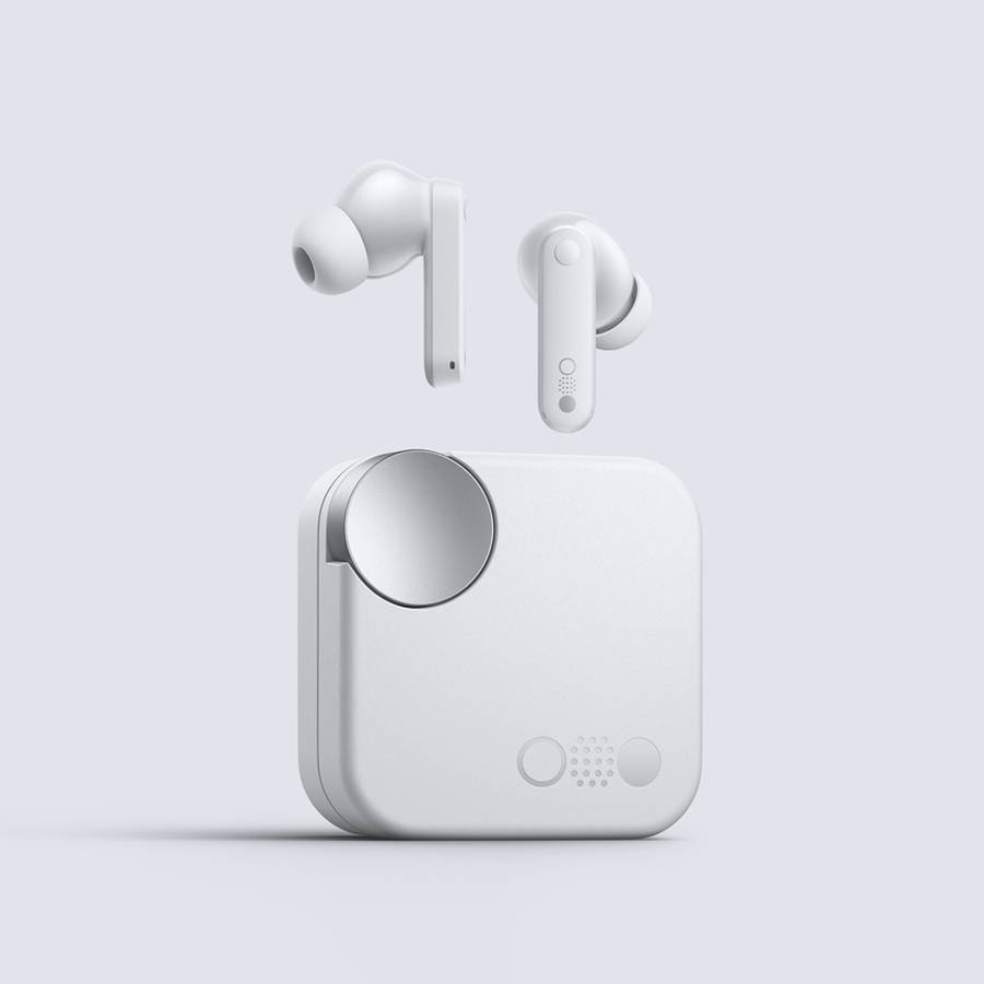 [SMA-409925D5AB66C8A9] CMF by Nothing Buds 42 dB Active Noise Cancellation, Ultra Bass Technology, 35.5 Hrs playtime Bluetooth (Light Gray)