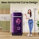 Samsung 189 L Direct Cool Single Door 5 Star Refrigerator with Base Drawer  with Digital Inverter, Single Touch Defrost, 2026 Model (CAMLLIA PURPLE) - Photo 2