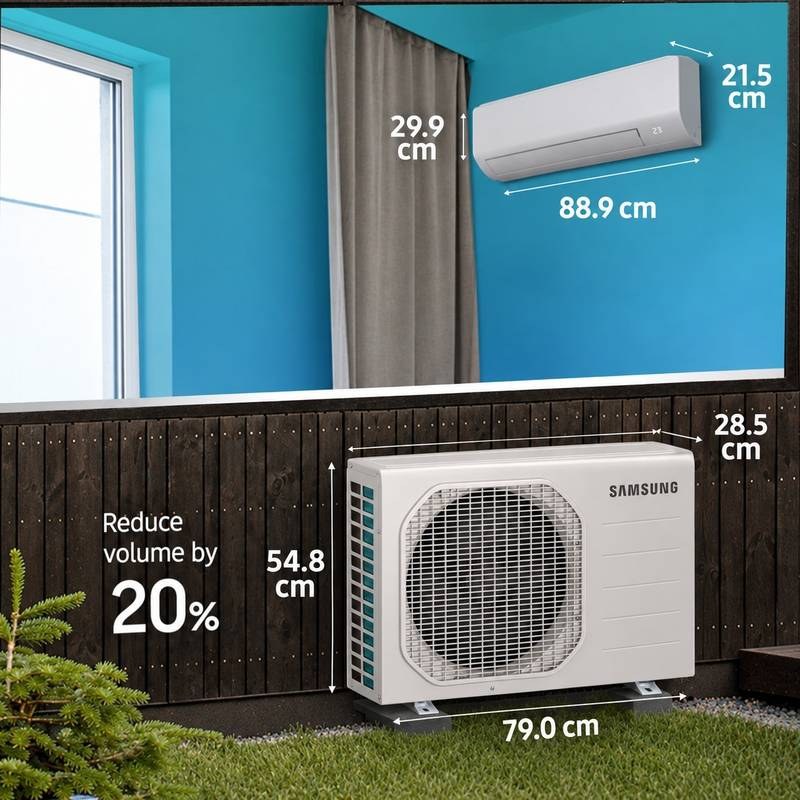 Samsung Bespoke AI 2026 Model 1.5 ton 3 Star Split Inverter with Wi-fi Energy Saving, Voice Control, Powerful Cooling, Copper, 4 Way swing, 5 Step Convertible AC (White) - Photo 4