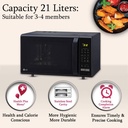 LG 21 L Black, Auto Cook Menu, Defrost, Stainless Steel Cavity, Heathplus menu, Indian Cuisine, Tandoor Se, Paneer/Curd, Steam Clean & Quartz Heater) Convection Microwave Oven - Photo 4