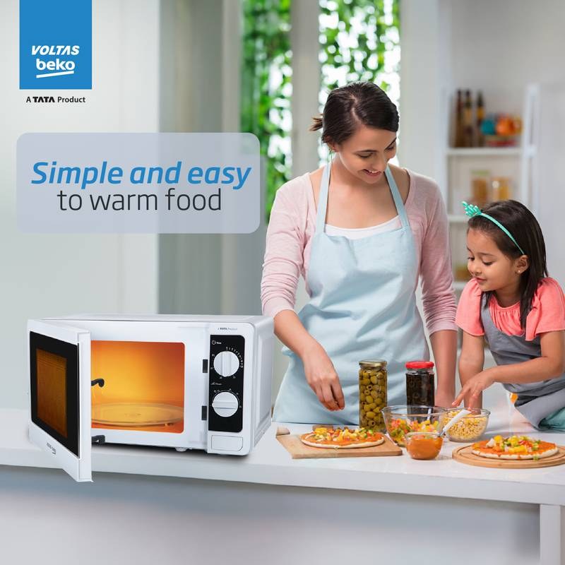 Voltas Beko 20 L 700 W Smart Solo Microwave Oven (White) - Photo 3