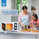 Voltas Beko 20 L 700 W Smart Solo Microwave Oven (White) - Photo 3