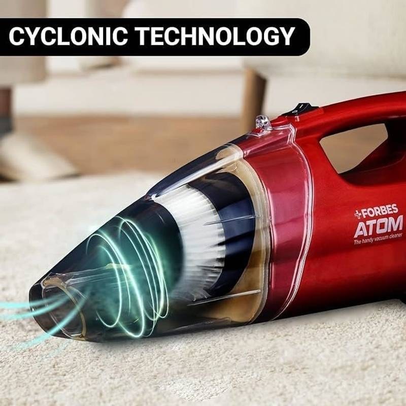 EUREKA FORBES Atom Hand-held Vacuum Cleaner 12,000 Pa Powerful Suction Power, 2-In-1, Handheld & Stick Functions, Blower Function, Can be used as Inflator for toys, For Home Use, with Washable Filter with Reusable Dust Bag - Photo 3