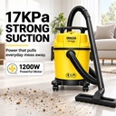 Inalsa Homeasy WD10 Wet & Dry Vacuum Cleaner with Anti-Bacterial Cleaning - Photo 2