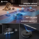 Motorola GlideBot Robotic Floor Cleaner with 2 in 1 Mopping and Vacuum 11000 Pa Suction, 5200mAh Battery, Covers 1800+ Sq ft in Single Charge, Anti Tangle Technology, Advanced Laser Navigation & Mapping (WiFi Connectivity) - Photo 4