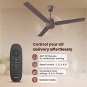 Reo by Havells Unnovate|Remote Controlled|Reverse Rotation Mode| Timer Setting| Low Noise with 2 Year Warranty BLDC Motor 1200 mm Ceiling Fan (Cocoa Brown) - Photo 3