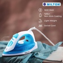 MILTON Supreme X Steam Iron, PTFE Non-Stick Coating Soleplate, 150 ml Water Tank, 1600 W Steam Iron (Navy, White) - Photo 2
