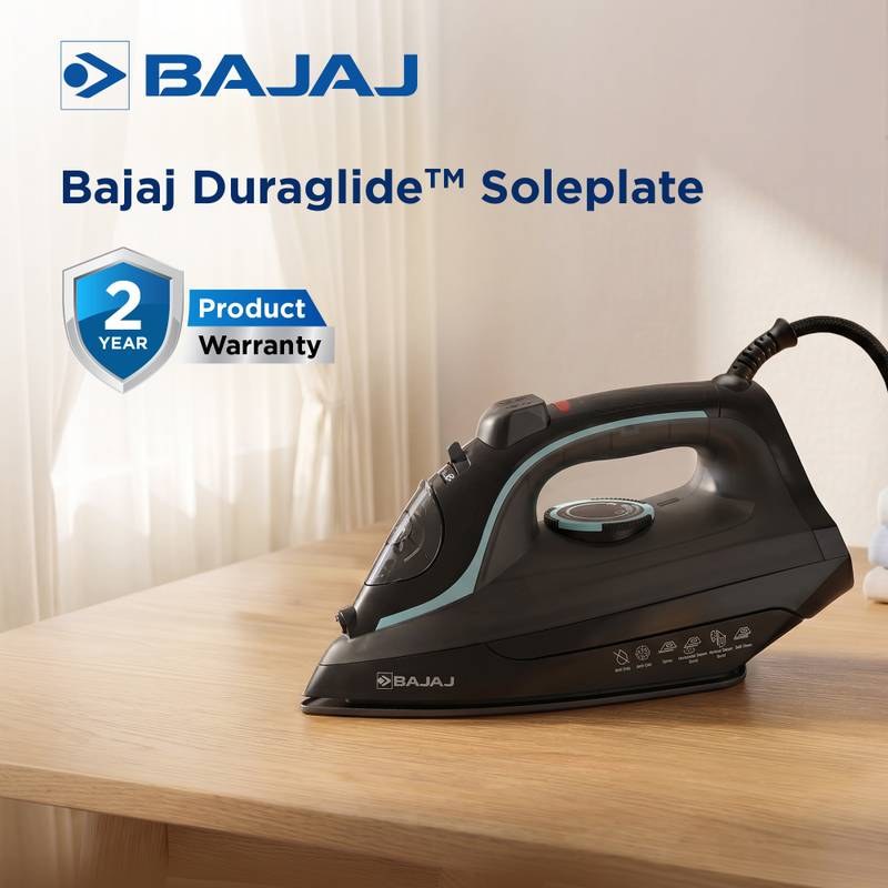 BAJAJ by Bajaj Electricals MX 45 Steam iron 2000 W Steam Iron (Black & Grey) - Photo 3