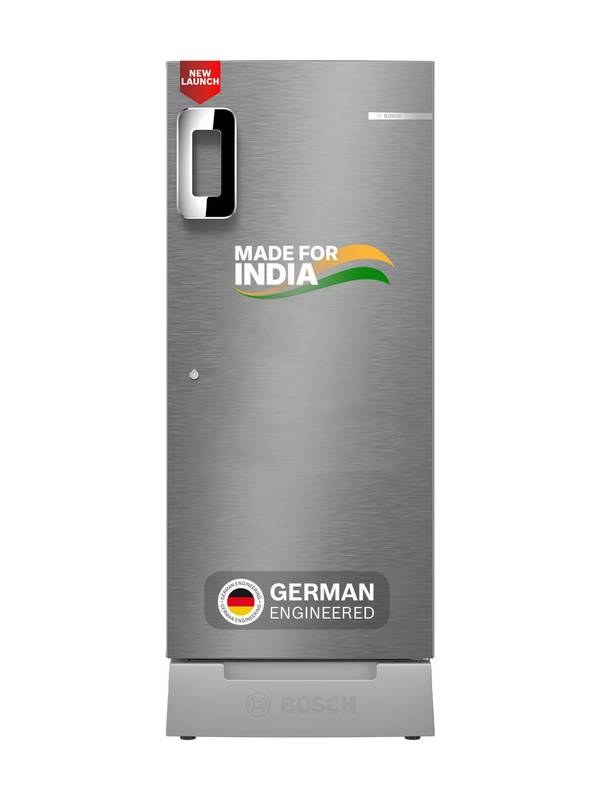 [SMH-1D7BBE4432B1C71D] BOSCH 207 L Direct Cool Single Door 3 Star Refrigerator (Fine steel)