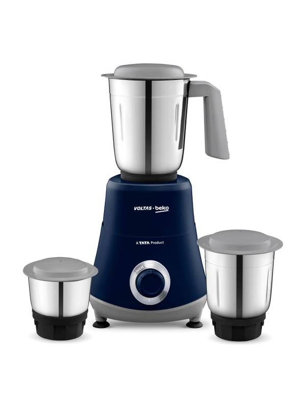 [SMH-E111DC2C2A50F30A] Voltas Beko by A Tata Product Powerful with GrindX Technology 500 Watt 500 W Mixer Grinder (Dark Blue)