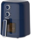 [SMH-7FB78A9DC204B156] HAVELLS Prolife Brio Air Fryer 4.2 L | Aero Crisp Technology for Air Circulation Aero Crisp Technology for Air Circulation See Through Window Non-Stick Silicon Coated Basket Adjustable Temperature and Time Air Fryer (Blue)