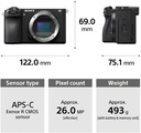 SONY ILCE-6700KBQ IN5 Mirrorless Camera Body with SELP16502 mm Lens (Black) - Photo 3