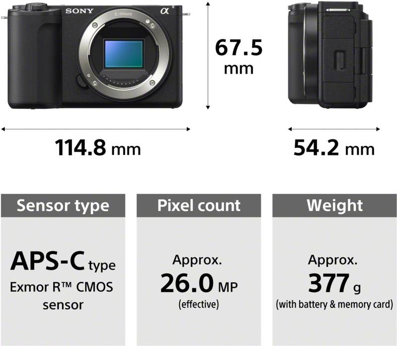 SONY ZV-E10M2 Mirrorless Camera Body Only (Black) - Photo 2