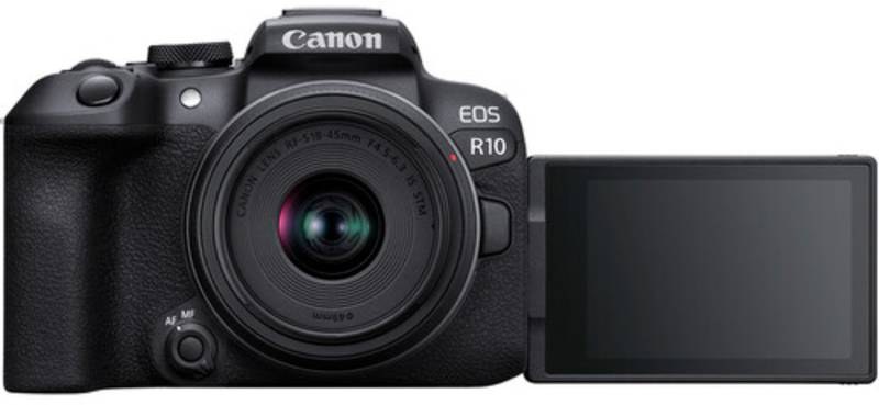 Canon EOS R10 Mirrorless Camera Body with RF-S 18 - 45 mm f/4.5 - 6.3 IS STM Lens (Black) - Photo 4