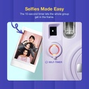 Fujifilm Instax Analog Instax Mini 13 - Purple Instant Camera (Dreamy Purple) - Photo 4