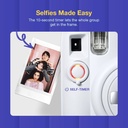 Fujifilm Instax Analog Instax Mini 13 - White Instant Camera (Clay White) - Photo 4
