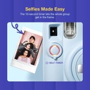 Fujifilm Instax Analog Instax Mini 13 - Blue Instant Camera (Frost Blue) - Photo 4