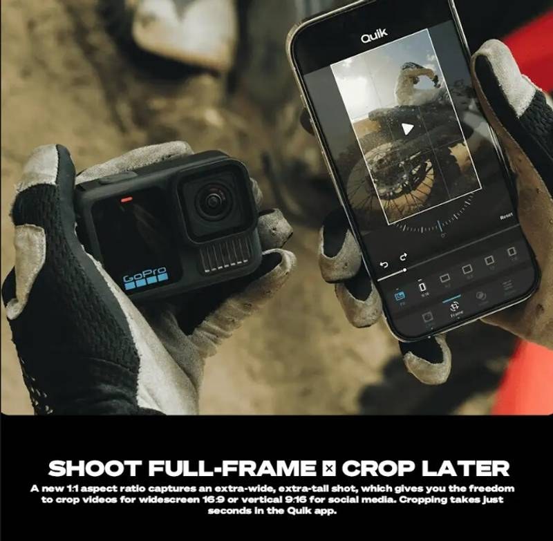 GoPro Hero13 Ultra Wide Edition Waterproof with 5.3K60 Video Sports and Action Camera (Black) - Photo 4