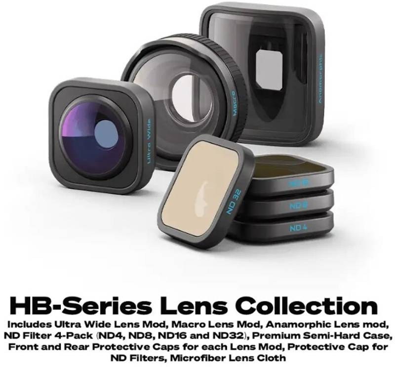 GoPro Hero13 + HB Series Lens Collection Includes Macro Lens Sports and Action Camera (Black) - Photo 2