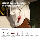 Insta360 GO 3S Retro Bundle Special Edition Sports and Action Camera (Classic Red) - Photo 2