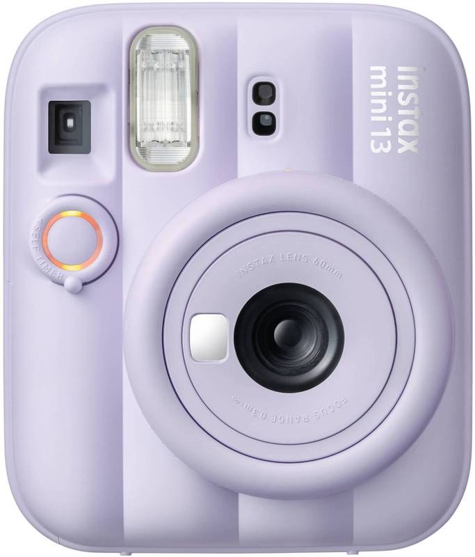 [SMC-CC94191F28B453A7] FUJIFILM Instax Mini 13 Instant Camera with 10X1 Film With Zenko Red Pouch Kit Instant Camera (Dreamy Purple)