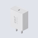 CMF by Nothing 33 W Quick Charge 2 A Wall Charger for Mobile with Detachable Cable (Light White) - Photo 4