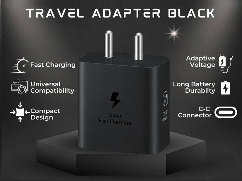 Samsung 45 W GaN 3 A Wall Charger for Mobile - 4510 (4510blk) - Photo 3