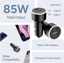 Ambrane 85 W Turbo Car Charger - C85-Black - Photo 2