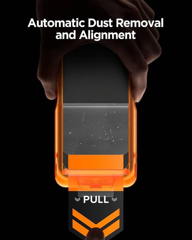 Spigen Screen Guard with Applicator Kit for iPhone 17 - AlignMaster S (Transparent) - Photo 3