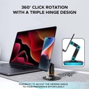 AMKETTE Ergo 360 Desk Mobile Holder (Black) - Photo 2