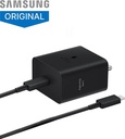 [SMX-61903DA43A5ED005] Samsung 45 W GaN 3 A Wall Charger for Mobile with Detachable Cable - Travel Adaptor (Black)
