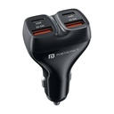 [SMX-6BB7CE5DC6C58DFF] Portronics 111 W Turbo Car Charger - Car Power Quard (Black)
